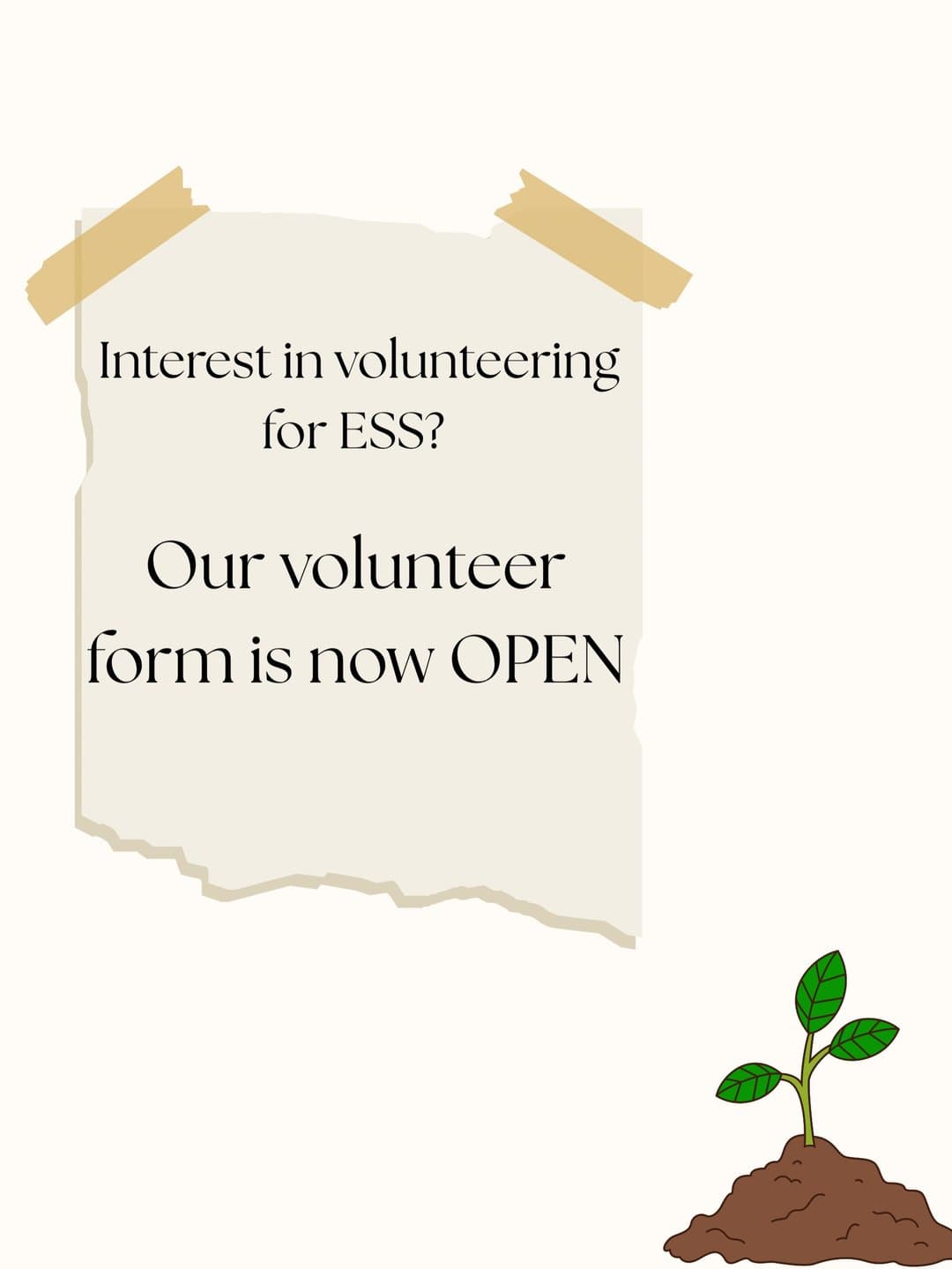 ESS Volunteer