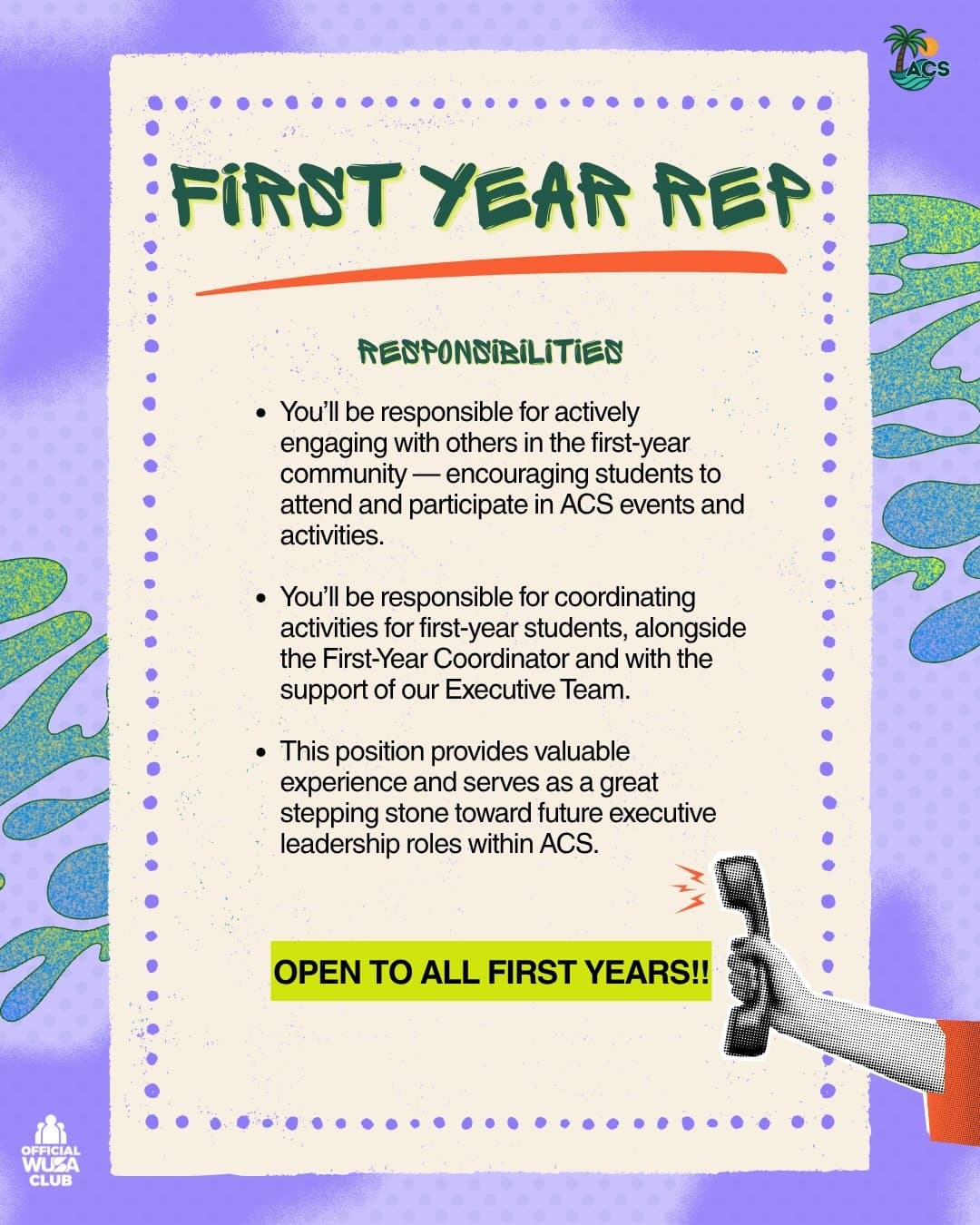 First-Year Rep