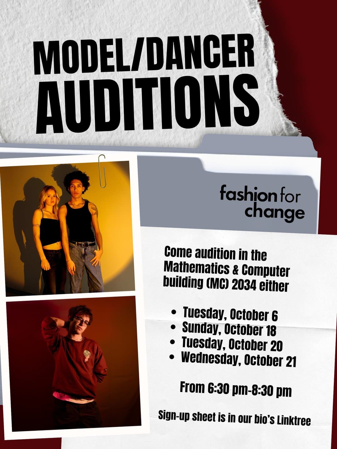 Model/Dancer Auditions