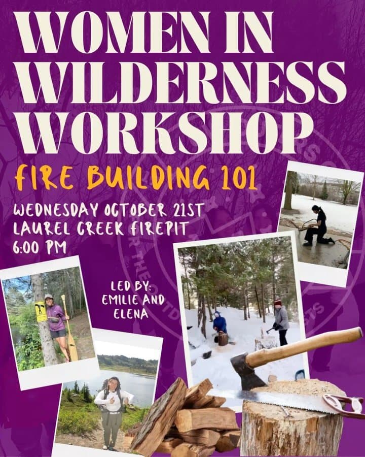 Women in Wilderness: Fire Building 101